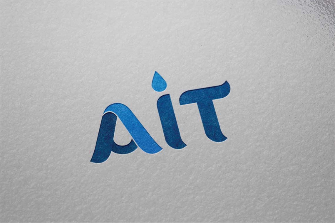 AIT - Thiết kế logo Công ty CP Thương mại và Dịch vụ Quốc tế Á Châu